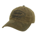 Dark Brown Oil Cloth Legacy 6-Panel Hat With Embroidered Oyster Logo