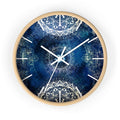 Dark Heaven Om Mandala Wall Clock by McAshe