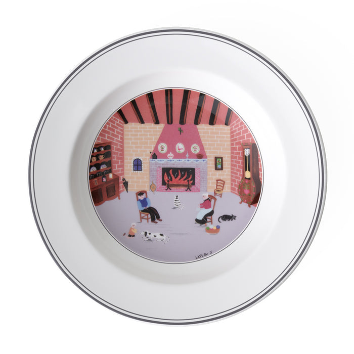 Design Naif Deep Plate 21cm Fireplace