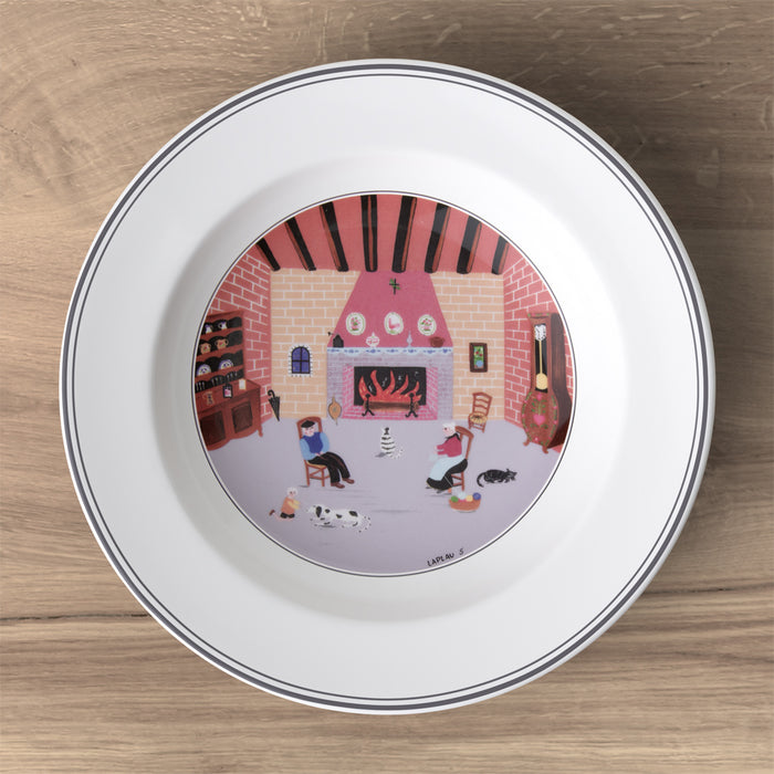 Design Naif Deep Plate 21cm Fireplace