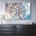 Divine Kabbalah Flower by McAshe 1-Piece Canvas