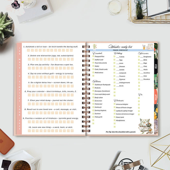 Do It For The Plot — 2026 Dated Planner