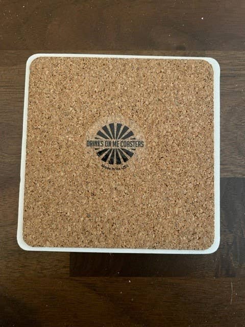Drinks On Me Coaster: Press Send - Pine & Moss