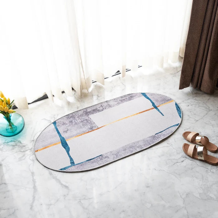 Dripping Paints Designer Oval Rugs Designer Oval Rugs June Trading