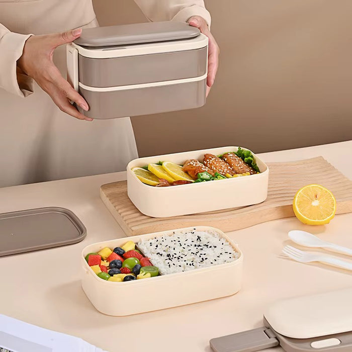 DualTier Smart Bento Lunch Box