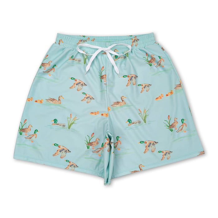 Duck kids boys summer swim trunks
