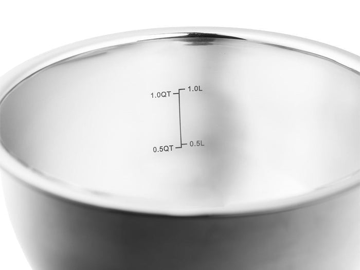 EDELSTAHL-RÜHRSCHÜSSELN – 1500ML - 3