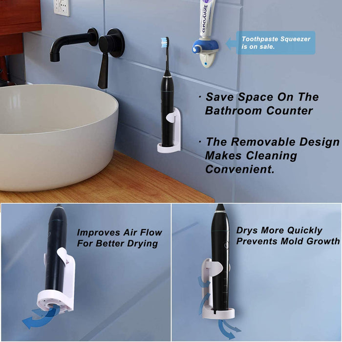 Electric Toothbrush Holder Set of 4