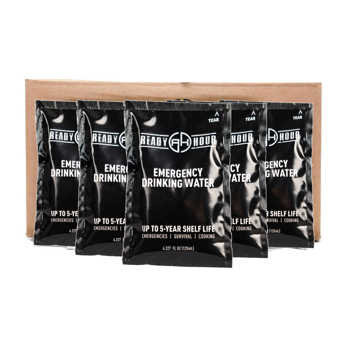 Emergency Water Pouch Case (64 pouches) by Ready Hour