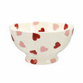 Emma Bridgewater French Bowl ~ Pink Hearts | English Pottery for New Zealand Delivery | Sabato Auckland