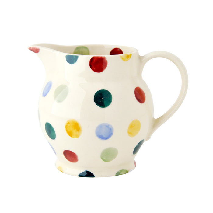 Emma Bridgewater Half Pint Jug ~ Polka Dot side view | New Zealand Delivery | Sabato Auckland