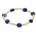 enewton Extends Admire Gem 3mm Gold Bracelet -Lapis