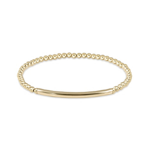 enewton Extends Bliss Bar Smooth Gold 3mm Bracelet