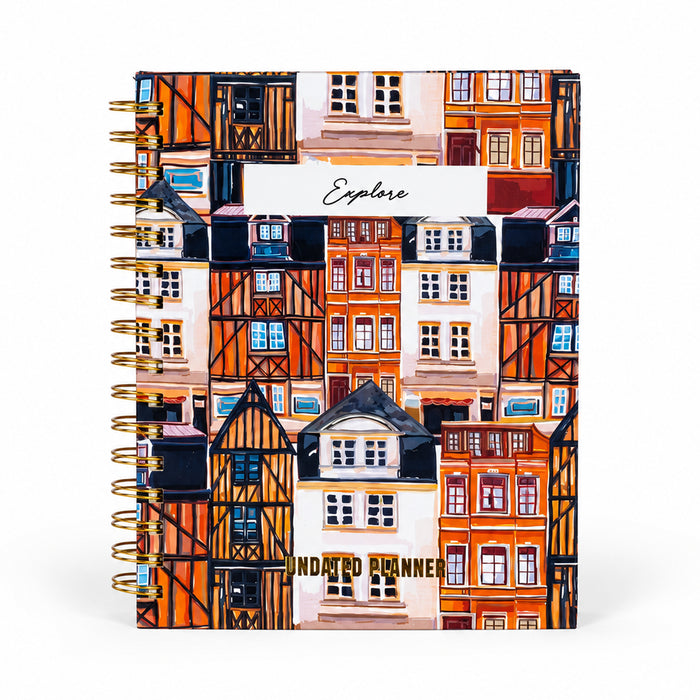 Explore — Undated Planner + Ultimate Sticker Book