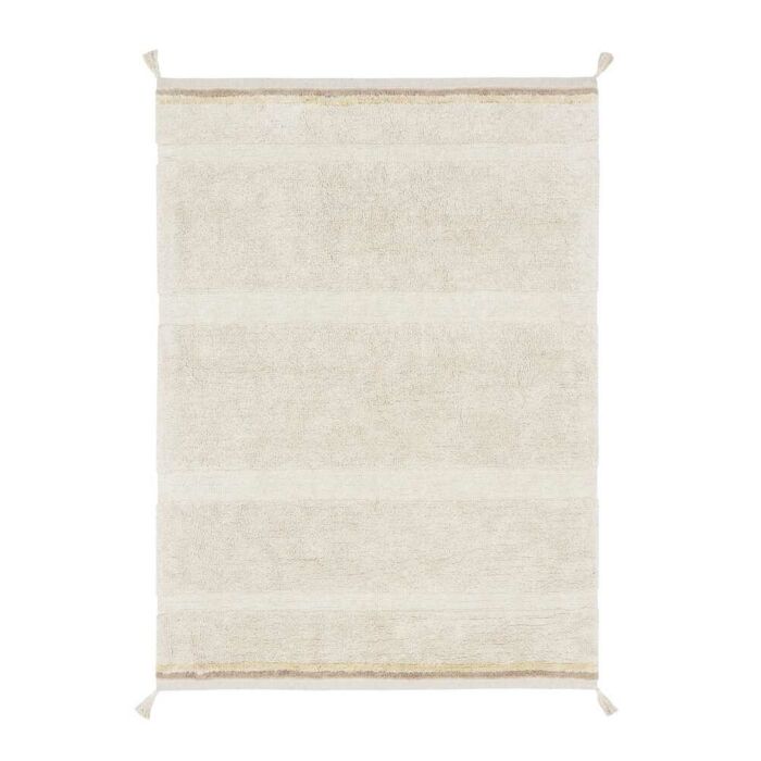 Fantasy Garden Bloom Natural Washable Rug - Rugs by Roo