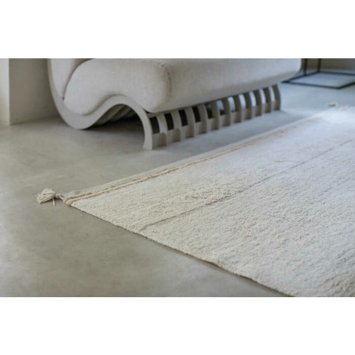 Fantasy Garden Bloom Natural Washable Rug - Rugs by Roo