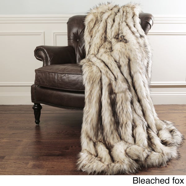 Faux Fur Throw Blankets