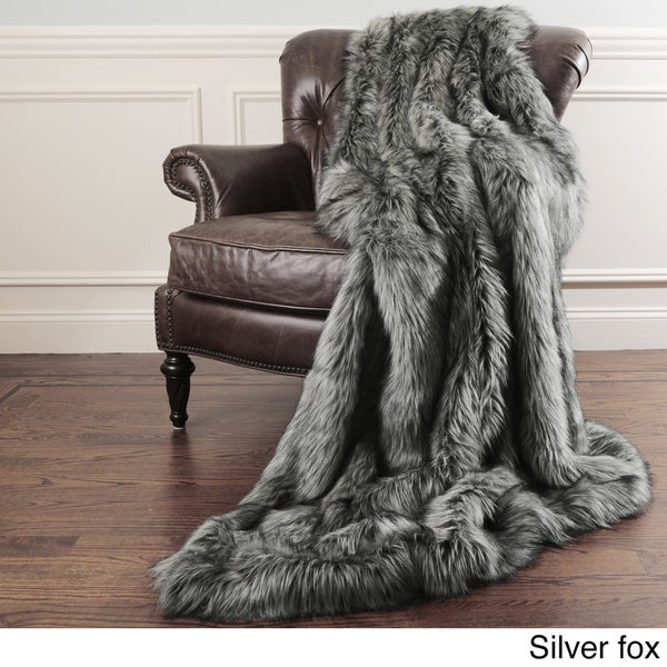 Faux Fur Throw Blankets