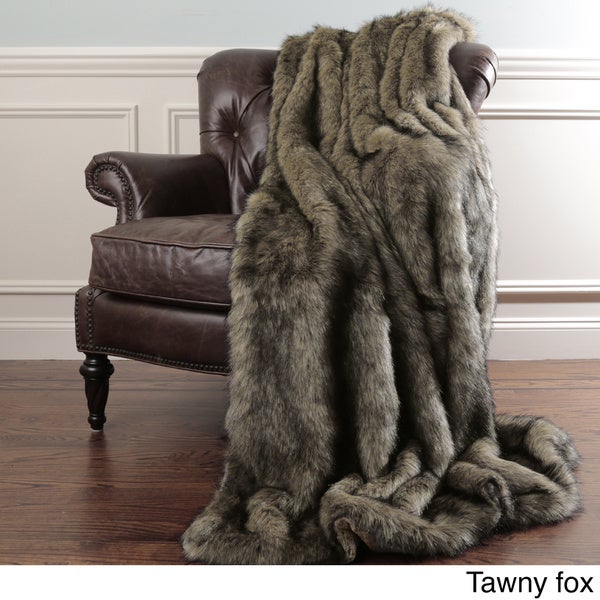 Faux Fur Throw Blankets