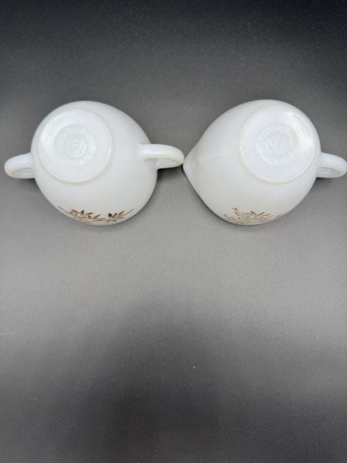 Federal Glass Golden Glory Creamer Set