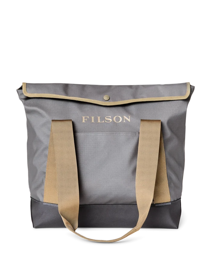 Filson All Weather Tote Bag: Moon Mist/ Pewter