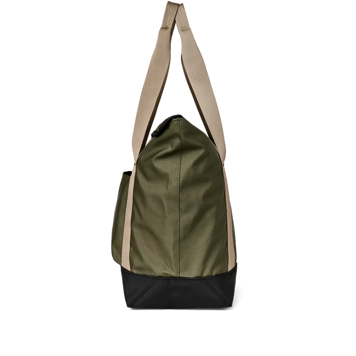 Filson All Weather Tote Bag: OLIVE / BLACK / COVERT