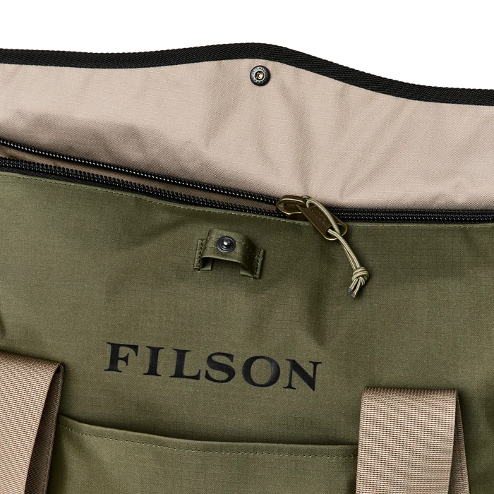 Filson All Weather Tote Bag: OLIVE / BLACK / COVERT