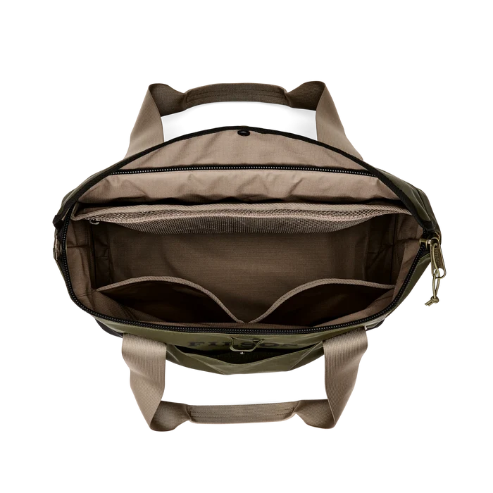 Filson All Weather Tote Bag: OLIVE / BLACK / COVERT