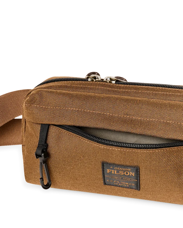 Filson Dryden Crossbody: Whiskey