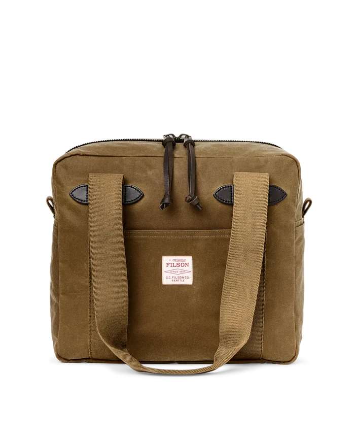 Filson Tin Cloth Tote Bag with Zipper