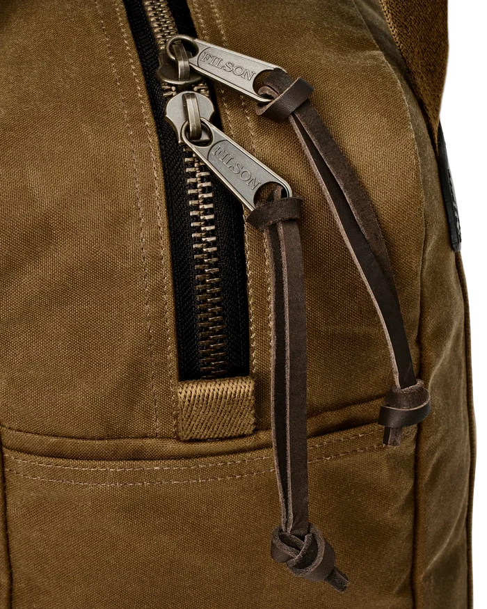 Filson Tin Cloth Tote Bag with Zipper