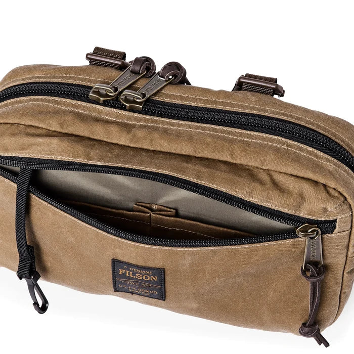 Filson Trapper Creek Modular Waistpack: Dark Tan