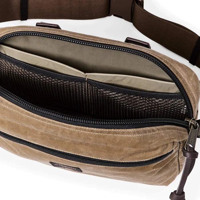 Filson Trapper Creek Modular Waistpack: Dark Tan