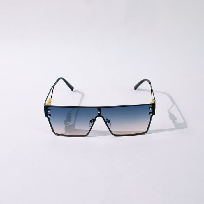 Flat Oversized Midnight Hue Sunglass Eyewear June Trading