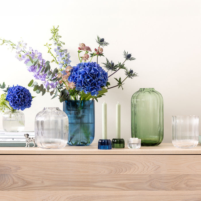 Fleur Clear Vase 19cm