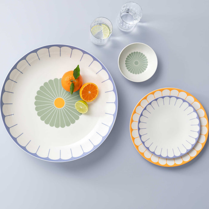 Fleur Vert Dessert Bowl 13cm