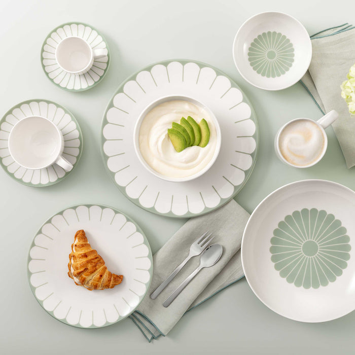 Fleur Vert Espresso Cup Saucer for 11.5cm