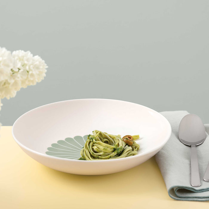 Fleur Vert Pasta Bowl 24cm