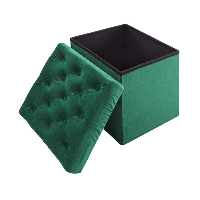 Foldable Storage Ottoman (2 Pack)