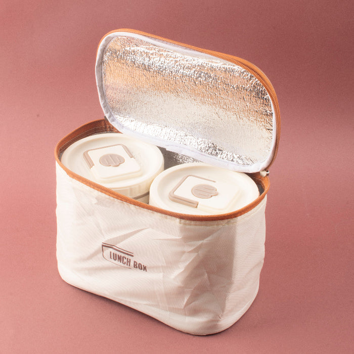 FreshCarry Bento Lunch System with Airtight Bowl & Insulated Container Bag