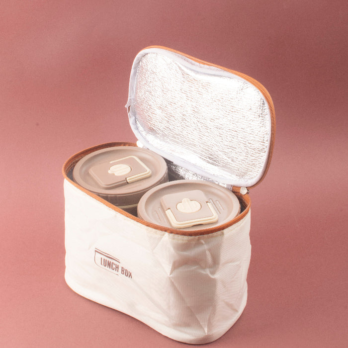 FreshCarry Bento Lunch System with Airtight Bowls & Insulated Bag