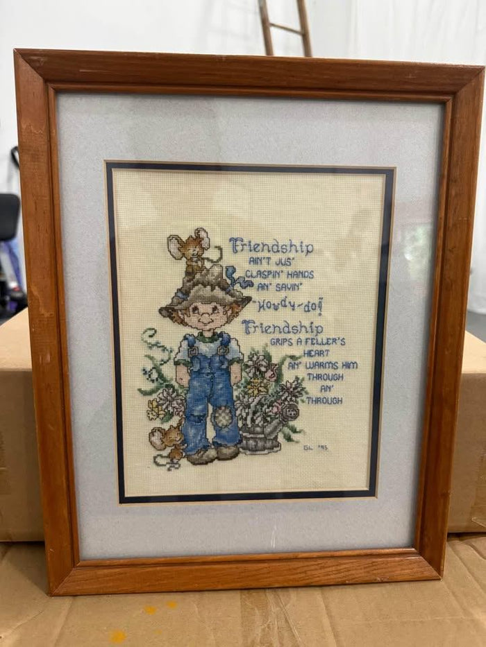 Friendship Quote Cross Stitch