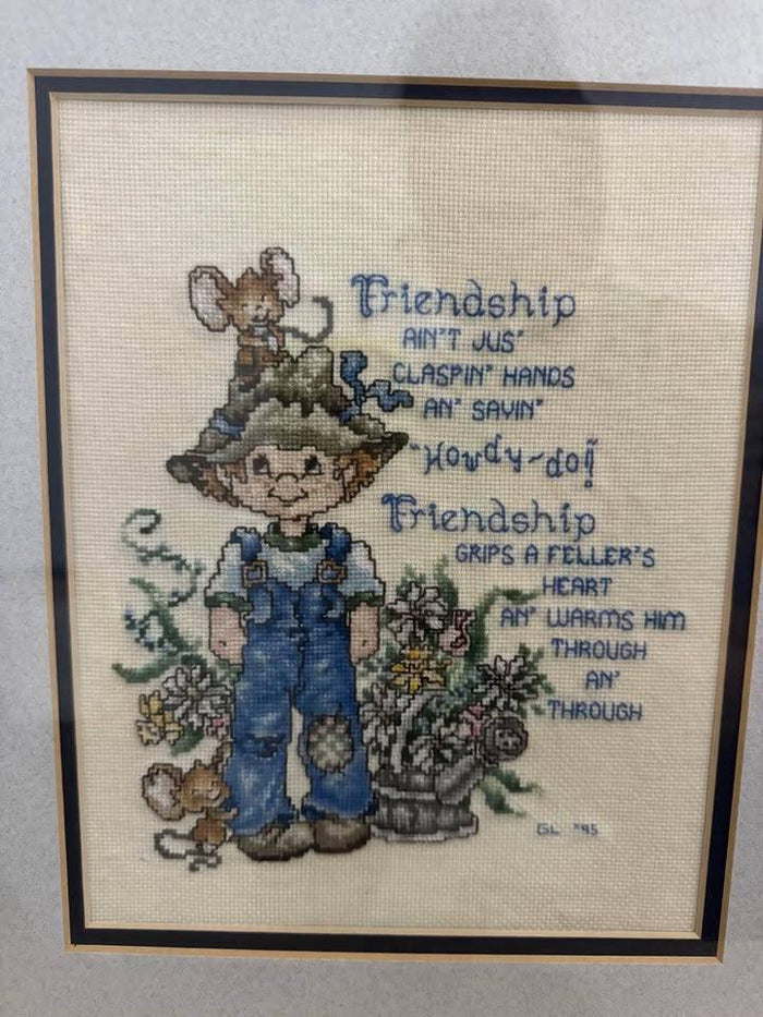Friendship Quote Cross Stitch