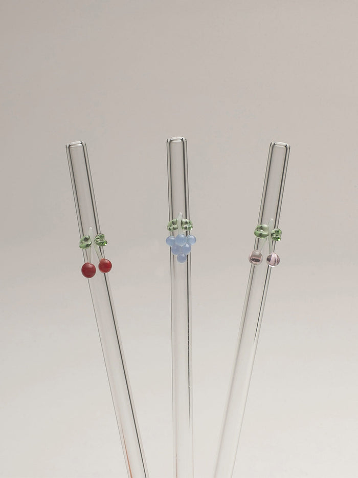Fruit Glass Straw