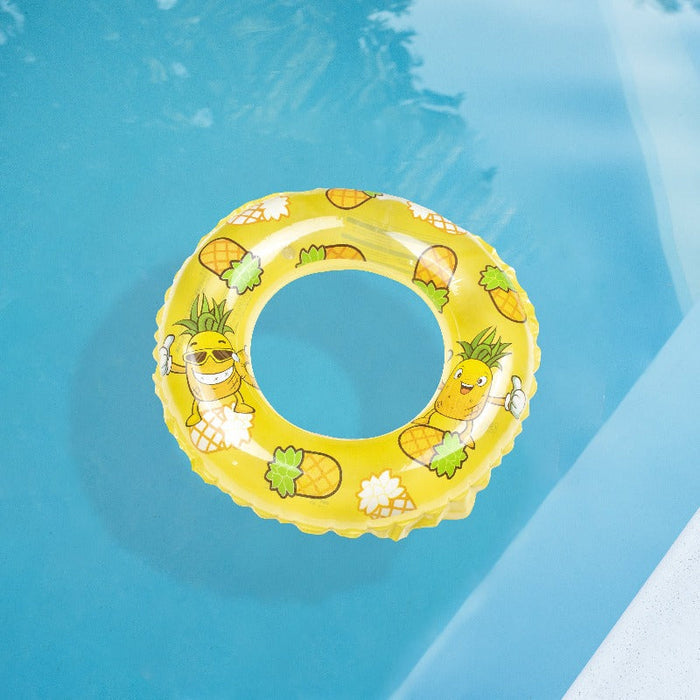 Fun Pineapple Inflatable Swim Ring For Kids Swimming Tubes ERL