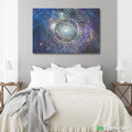 Galaxy burst Mandala by McAshe 1-Piece Canvas