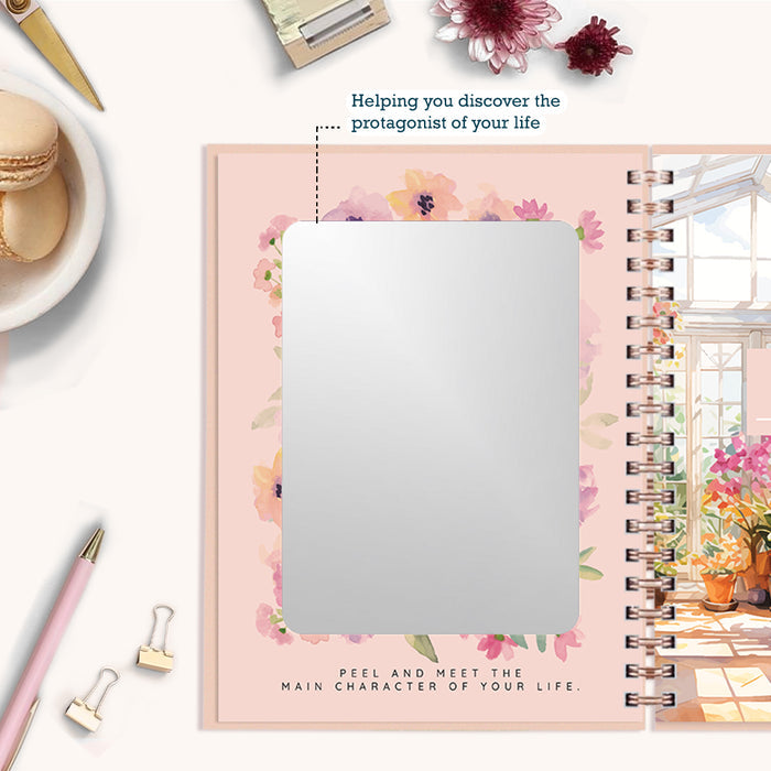 Gemini Celestial Emblem — Undated Planner + Sticker Book