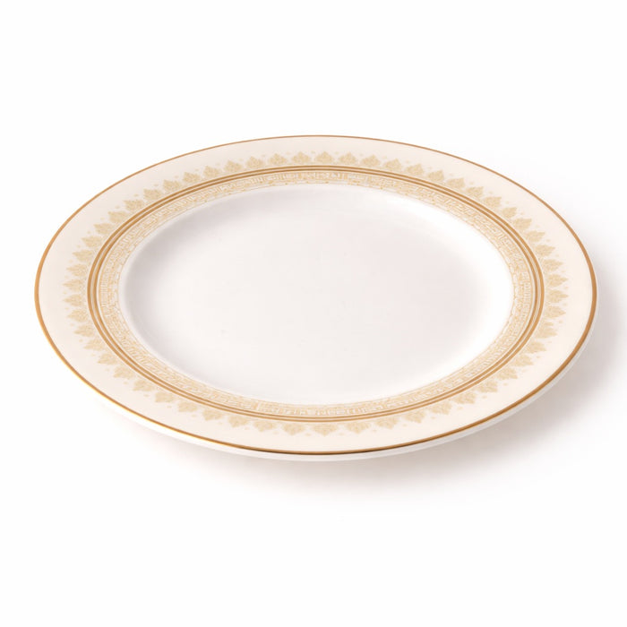 Geo Rose Beige & Gold Bread & Butter Plate 16 cm