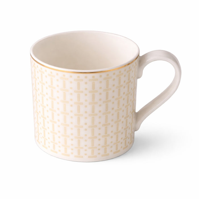 Geo Rose Beige & Gold Coffee Cup 0.22 L