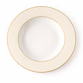 Geo Rose Beige & Gold Deep Plate 29 cm